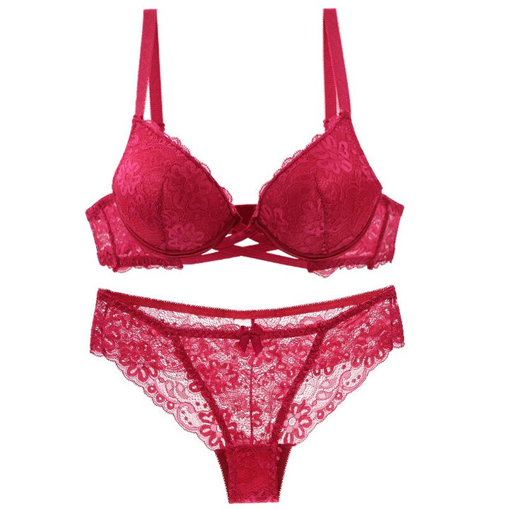 Drune | Spitzen Set Unterwäsche Push Up