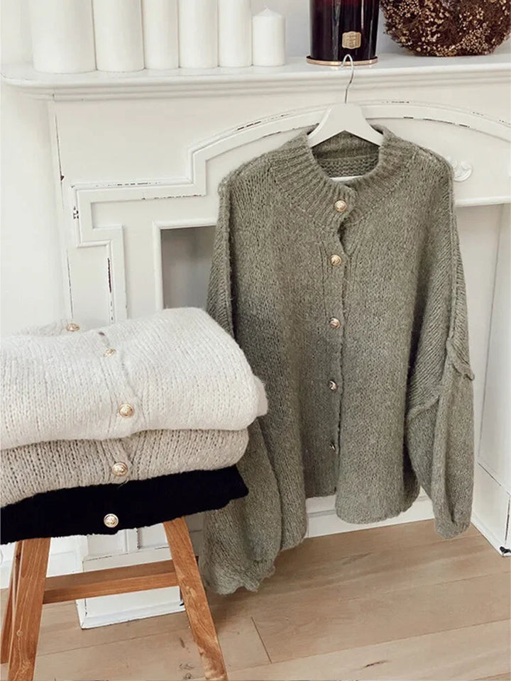 Drune | Stilvolle Oversized Wollcardigan für Damen