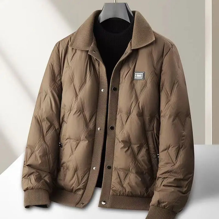 Drune | Gepolsterte Steppjacke - Lässiger Schnitt mit geripptem Kragen und Manschetten