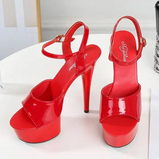 Drune | Linger Like A Tattoo Kiss Pump Sandalen