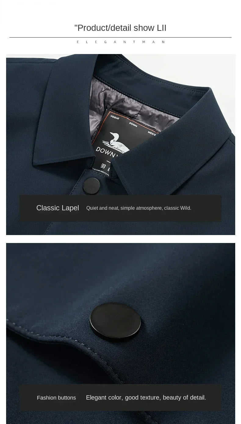 Drune | Übergangsjacke mit Steppfutter - Eleganter Business Mantel für Alltag und Büro