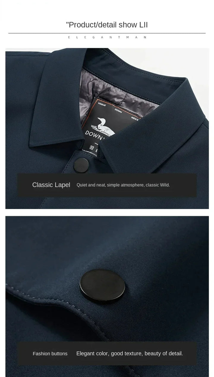 Drune | Übergangsjacke mit Steppfutter - Eleganter Business Mantel für Alltag und Büro