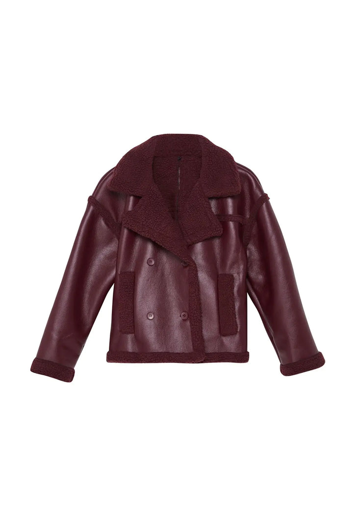 Drune | Jacke aus Kunstleder