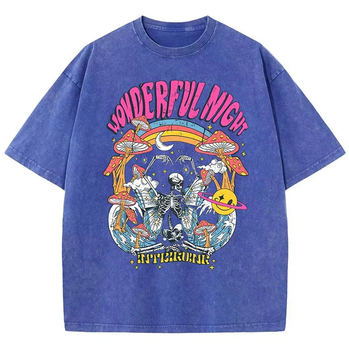 Drune | Baumwoll-T-Shirt mit Druck