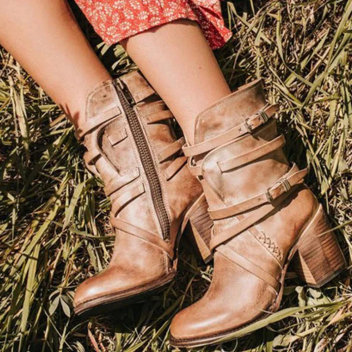 Drune | Frauen Retro Stiefel