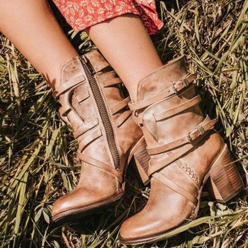Drune | Frauen Retro Stiefel