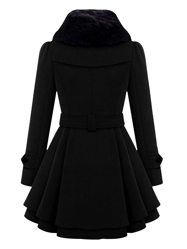 Drune | Winterjacke mit Pelzfutter für Damen