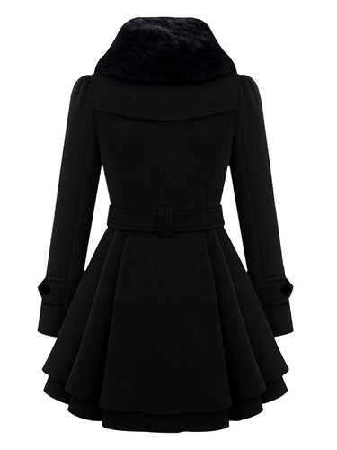 Drune | Winterjacke mit Pelzfutter für Damen