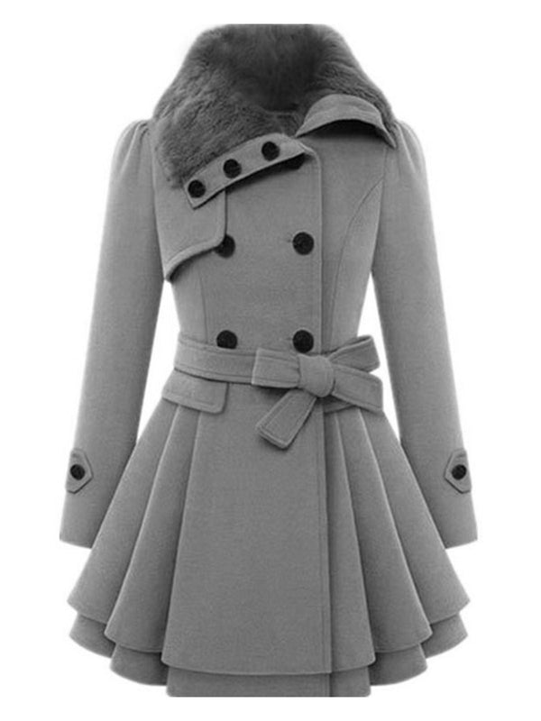 Drune | Winterjacke mit Pelzfutter für Damen