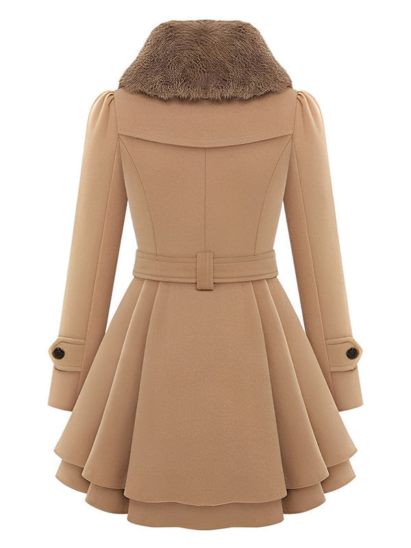 Drune | Winterjacke mit Pelzfutter für Damen