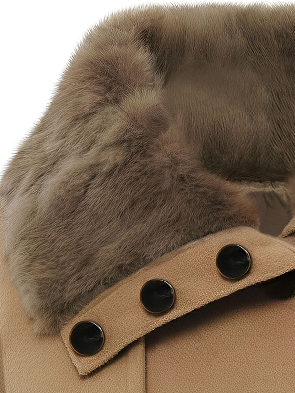 Drune | Winterjacke mit Pelzfutter für Damen