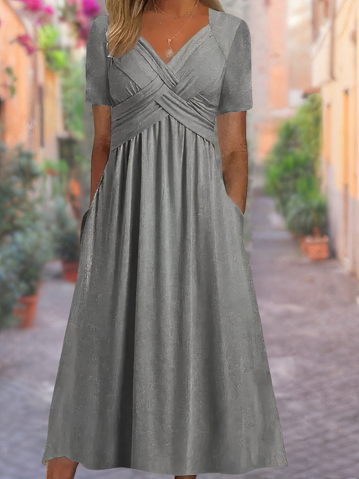 Drune | Midi-Kleid mit Seitentaschen