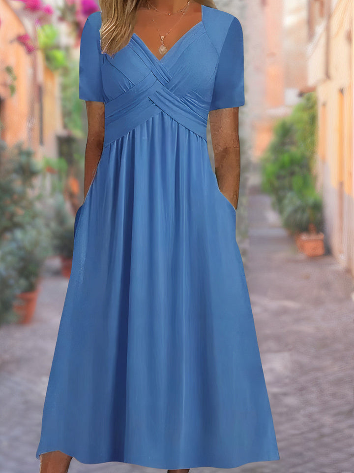 Drune | Midi-Kleid mit Seitentaschen