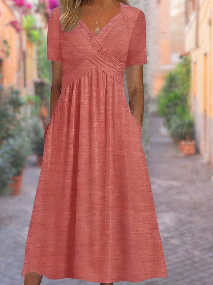 Drune | Midi-Kleid mit Seitentaschen