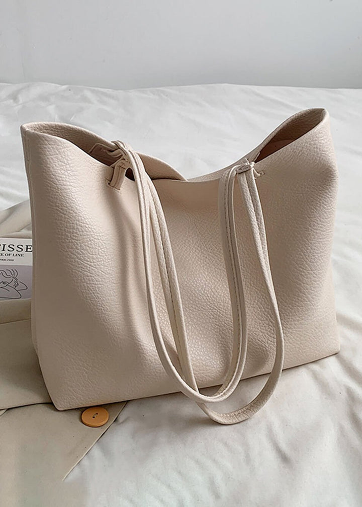 Drune | Geräumige Damen Schultertasche Aus Weichem Leder