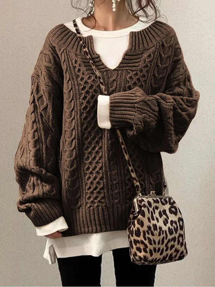 Drune | Pull aus dickem und gemütlichem Strick für einen zeitlosen Look