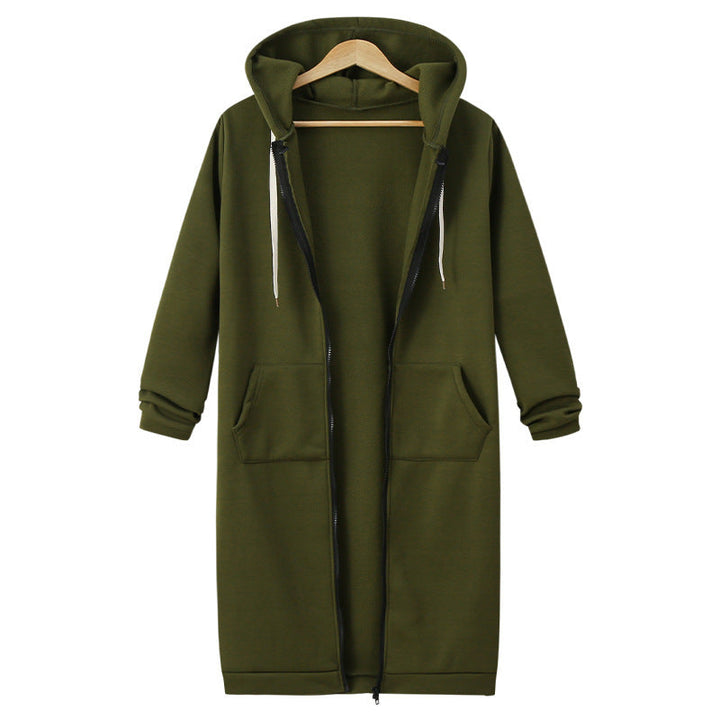 Drune | Lange Kapuzenjacke