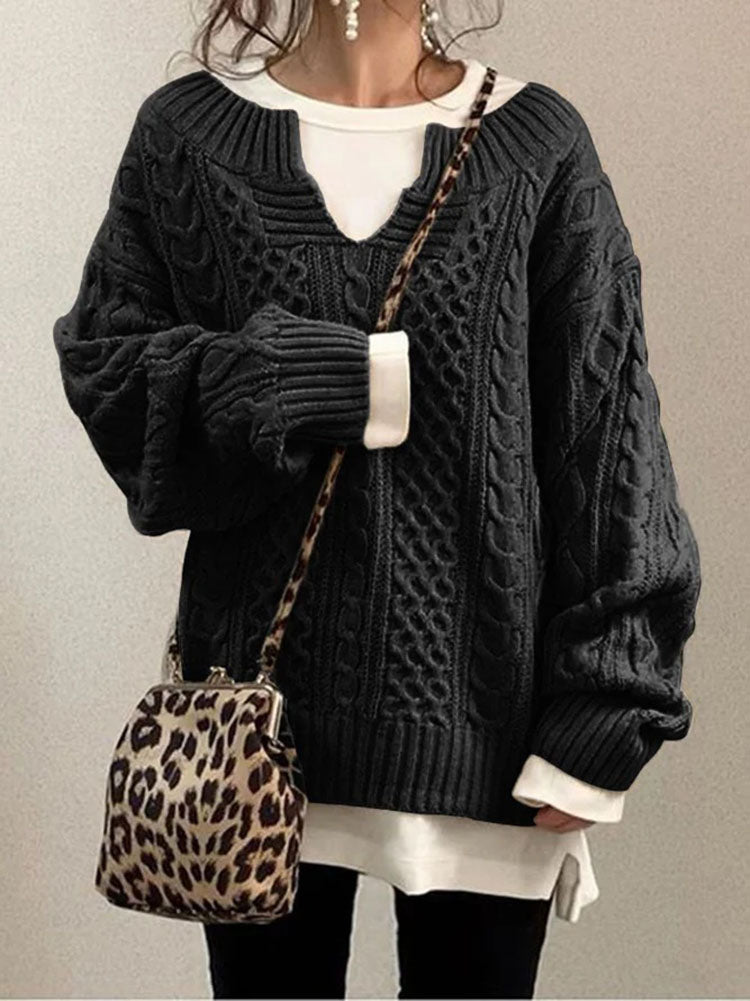 Drune | Pull aus dickem und gemütlichem Strick für einen zeitlosen Look