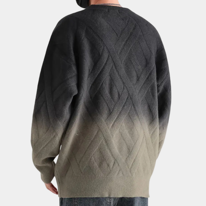 Drune | Herrenpullover mit Farbverlauf