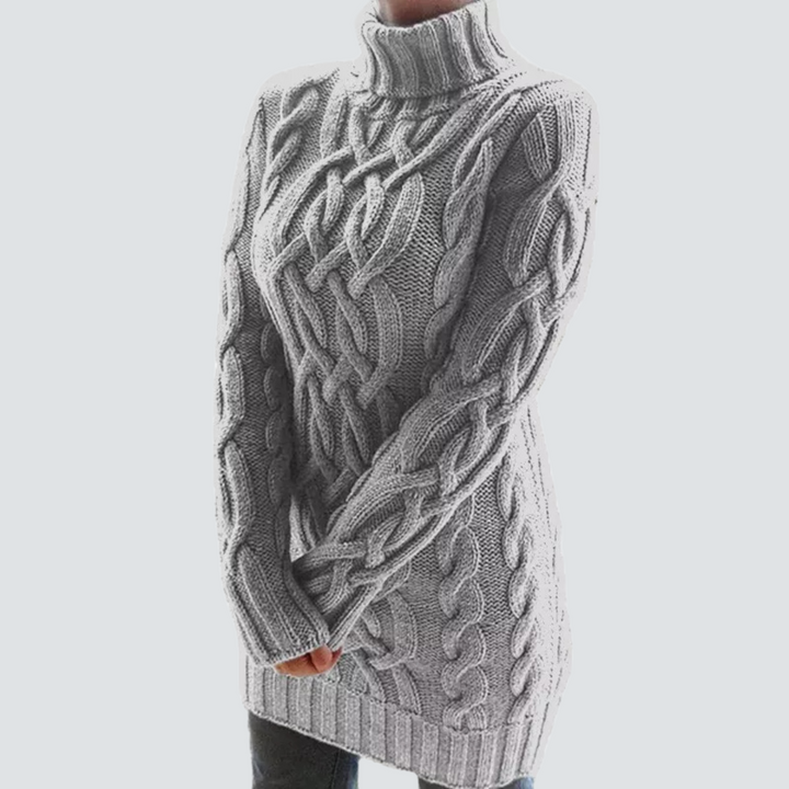 Drune | Grobstrick Turtleneck Kleid