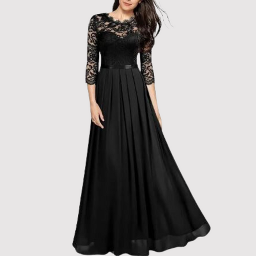 Drune | Sexy Kleid aus Chiffon und Spitze