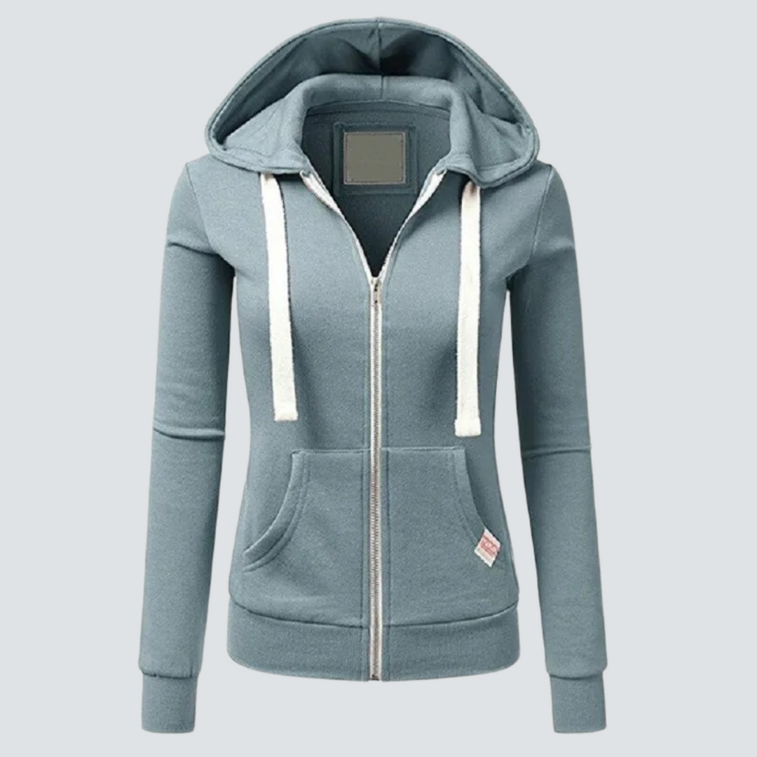 Drune | Sweatshirt aus Wolle mit Kordelzug und Reißverschluss