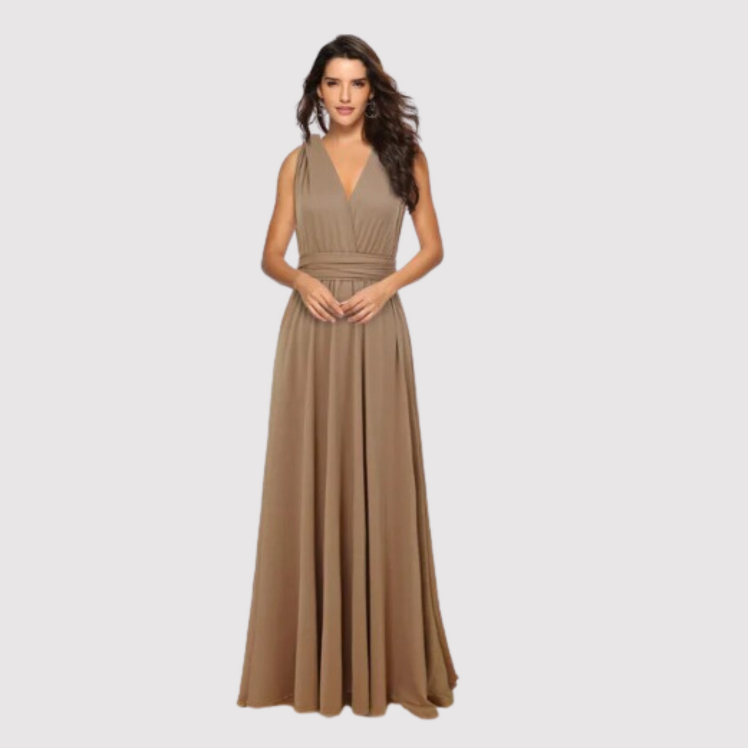 Drune | Wandelbar Elegantes Kleid in Vielseitiger Wickeloptik