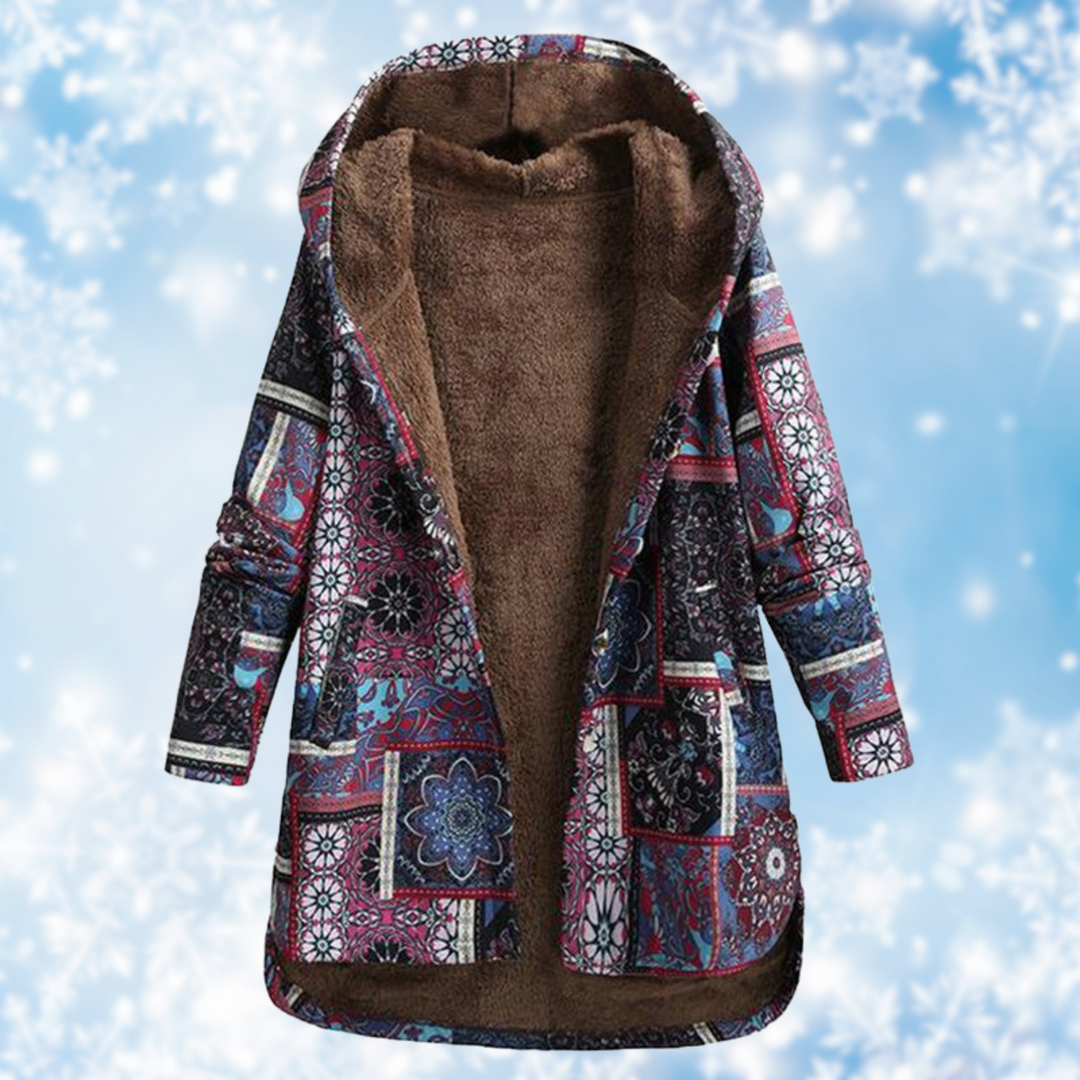 Drune | Bedruckte Kapuzenjacke