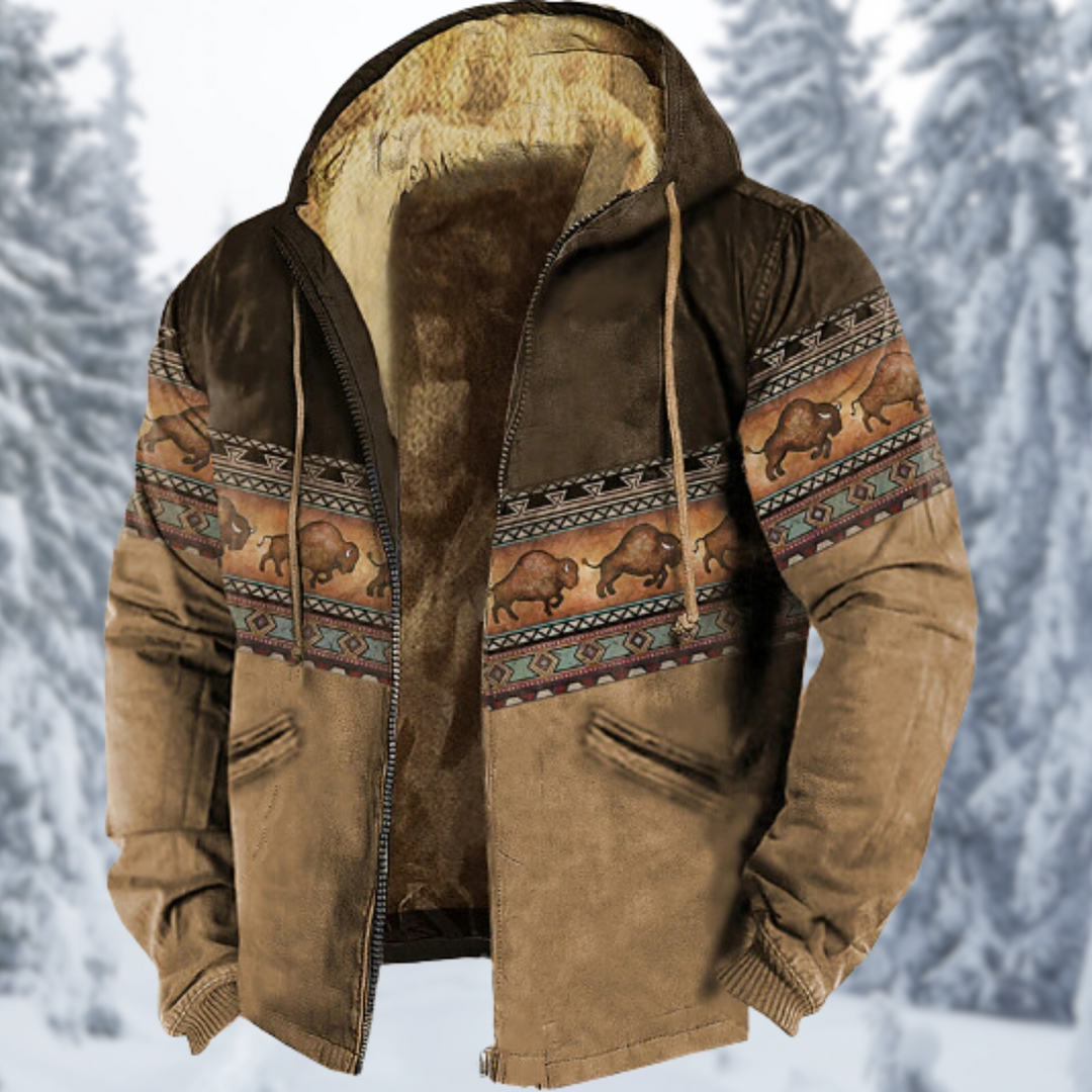 Drune | 3D-gedruckte Fleecejacke mit Kapuze
