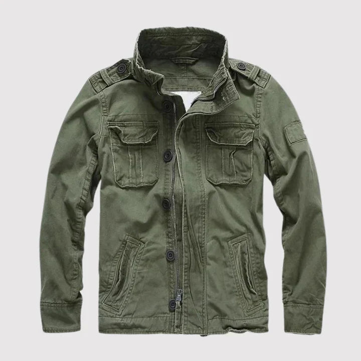 Drune | Retro-Jeansjacke Mit Mehreren Taschen
