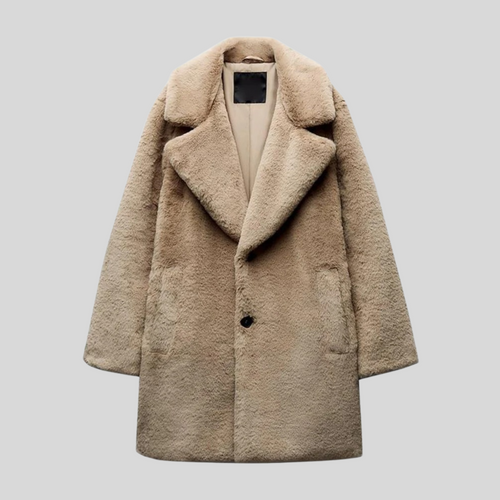 Drune | Teddyjacke mit Breitem Kragen