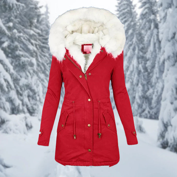 Drune – Warmer Wintermantel für Damen, mittellang