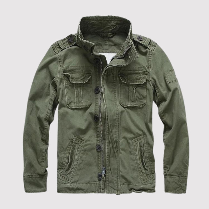 Drune | Retro-Jeansjacke mit mehreren Taschen