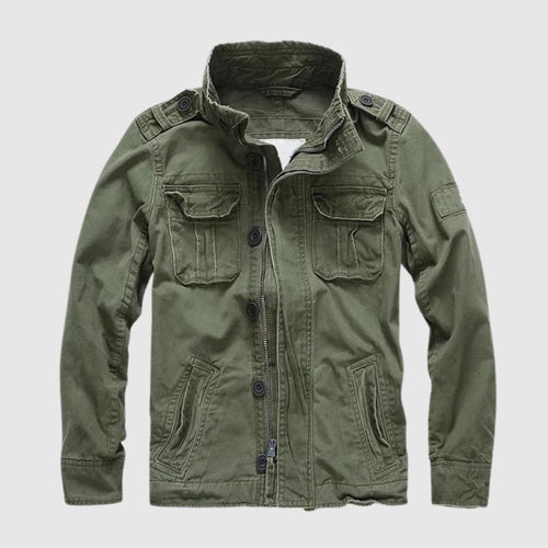Drune | Retro Jeansjacke Mit Mehreren Taschen