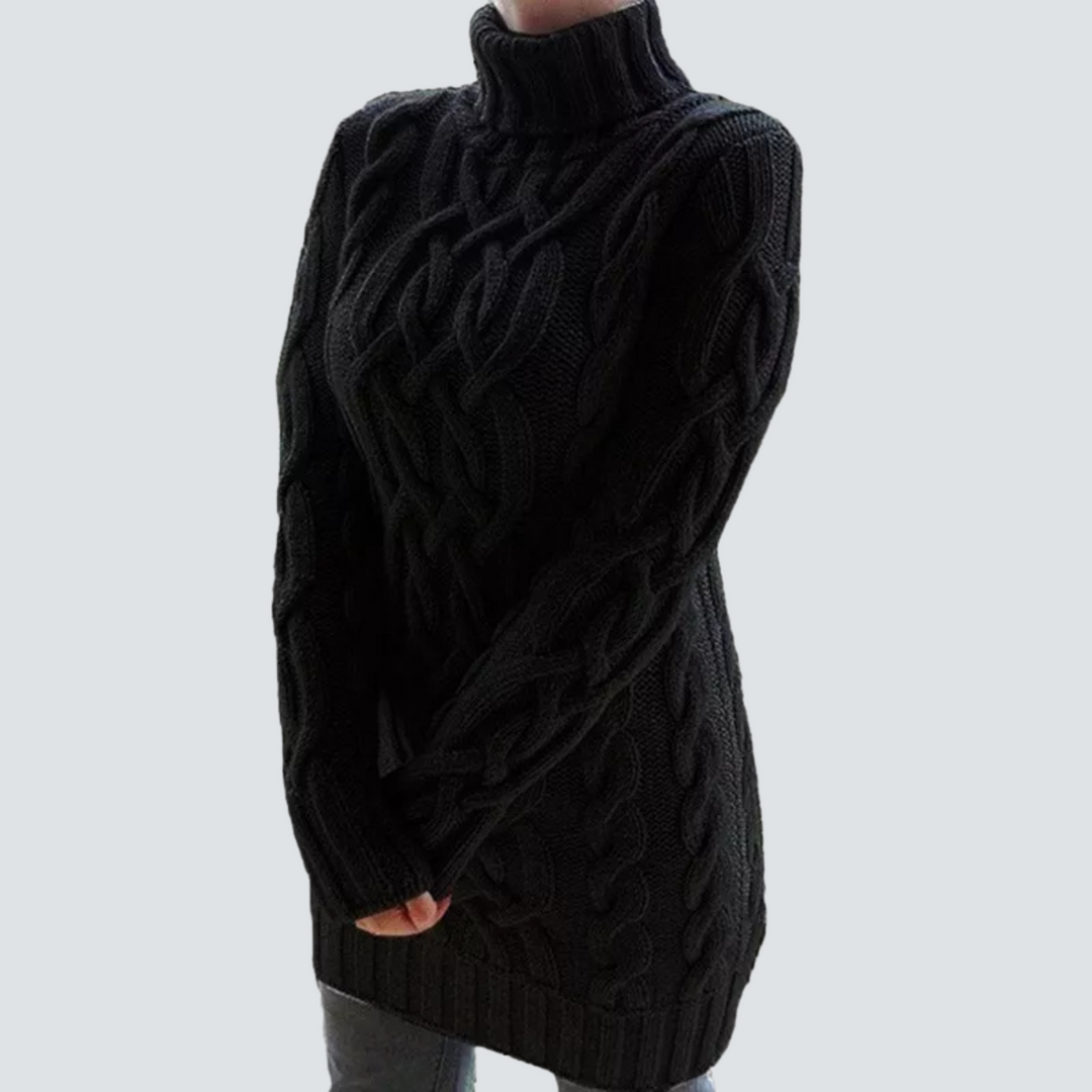 Drune | Grobstrick Turtleneck Kleid