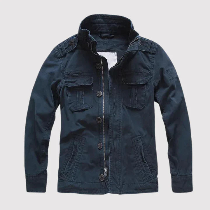Drune | Retro-Jeansjacke Mit Mehreren Taschen