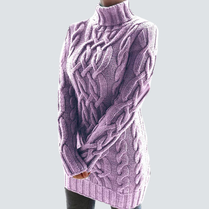 Drune | Grobstrick Turtleneck Kleid