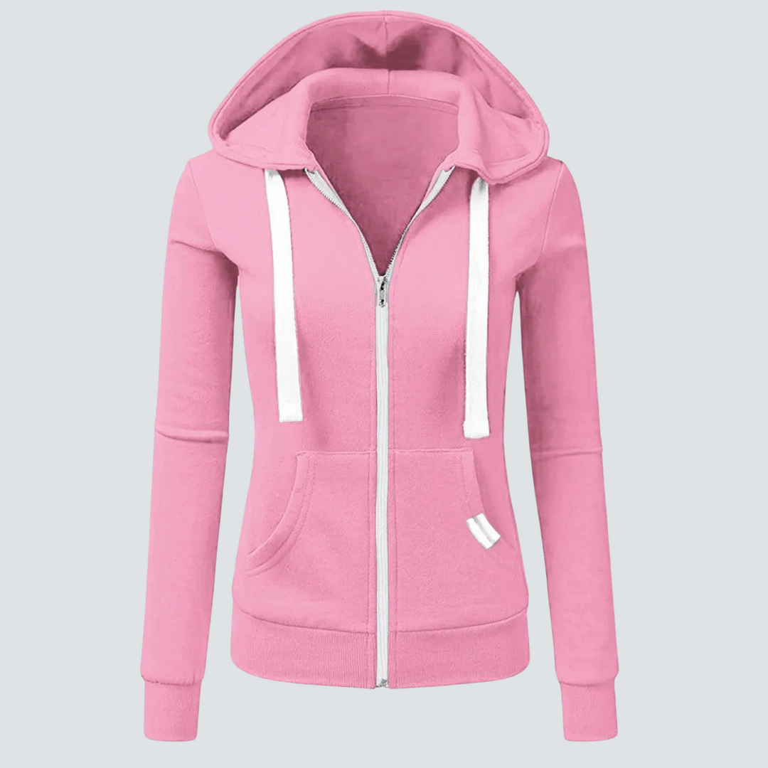 Drune | Sweatshirt aus Wolle mit Kordelzug und Reißverschluss