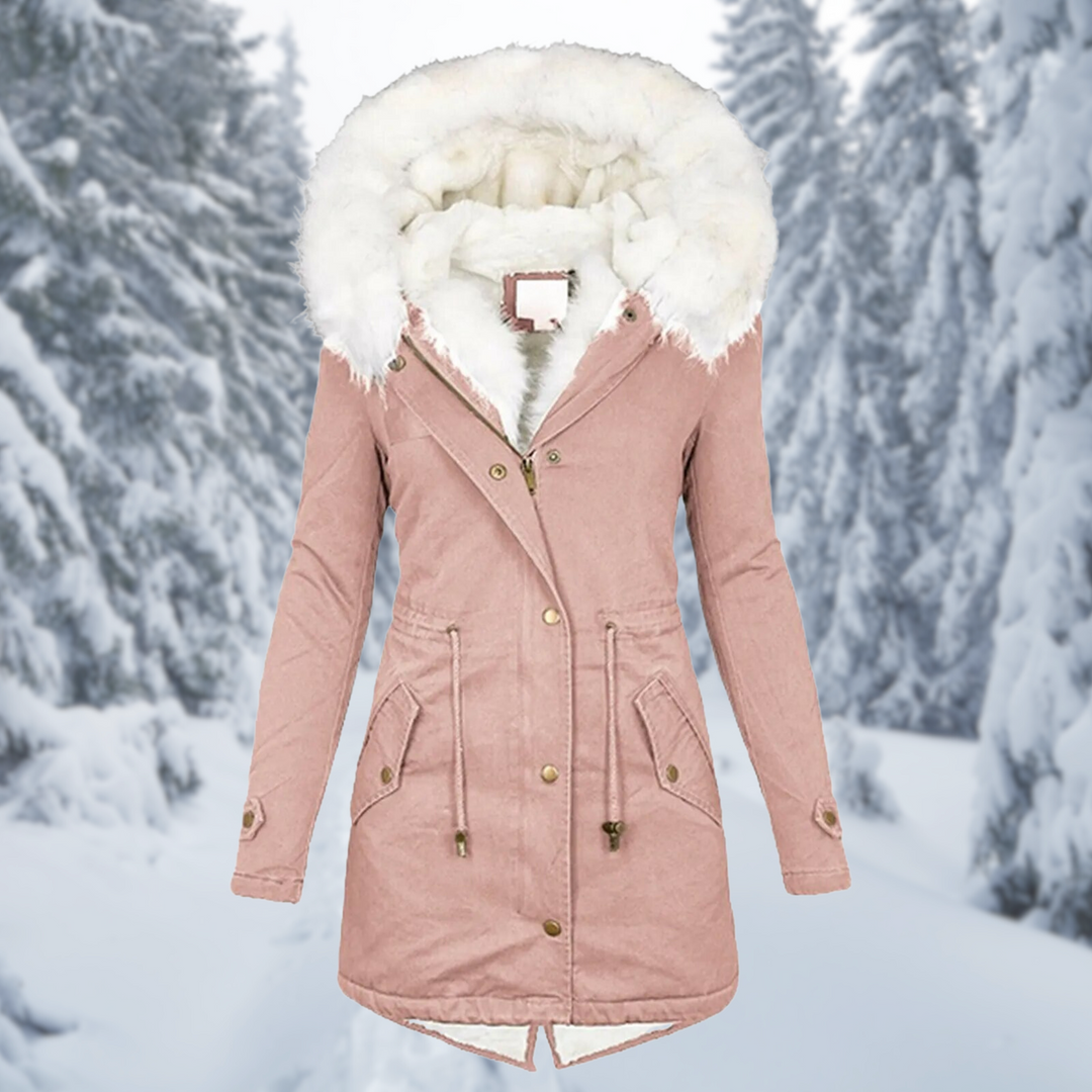 Drune | Winter Frauen Warm Jacke mittel Lang