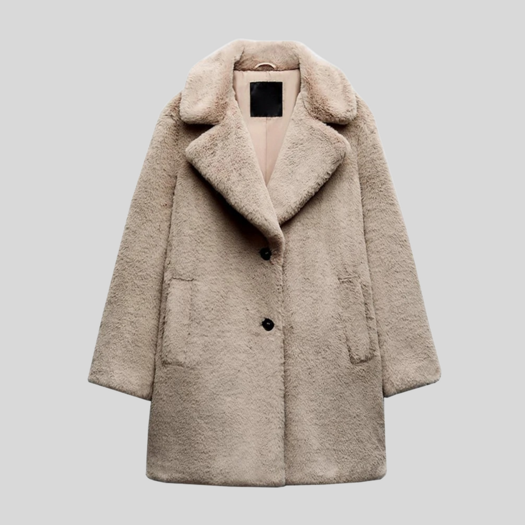 Drune | Teddyjacke mit Breitem Kragen