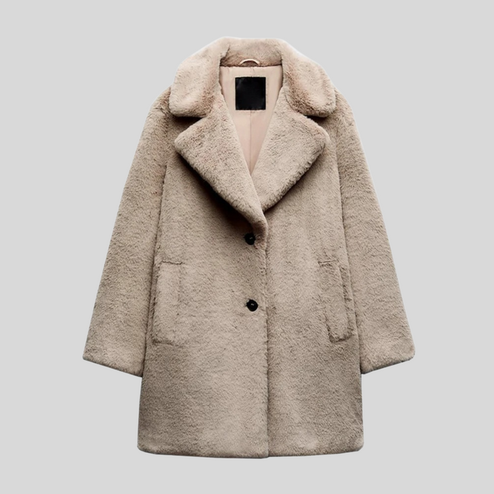 Drune | Teddyjacke mit Breitem Kragen