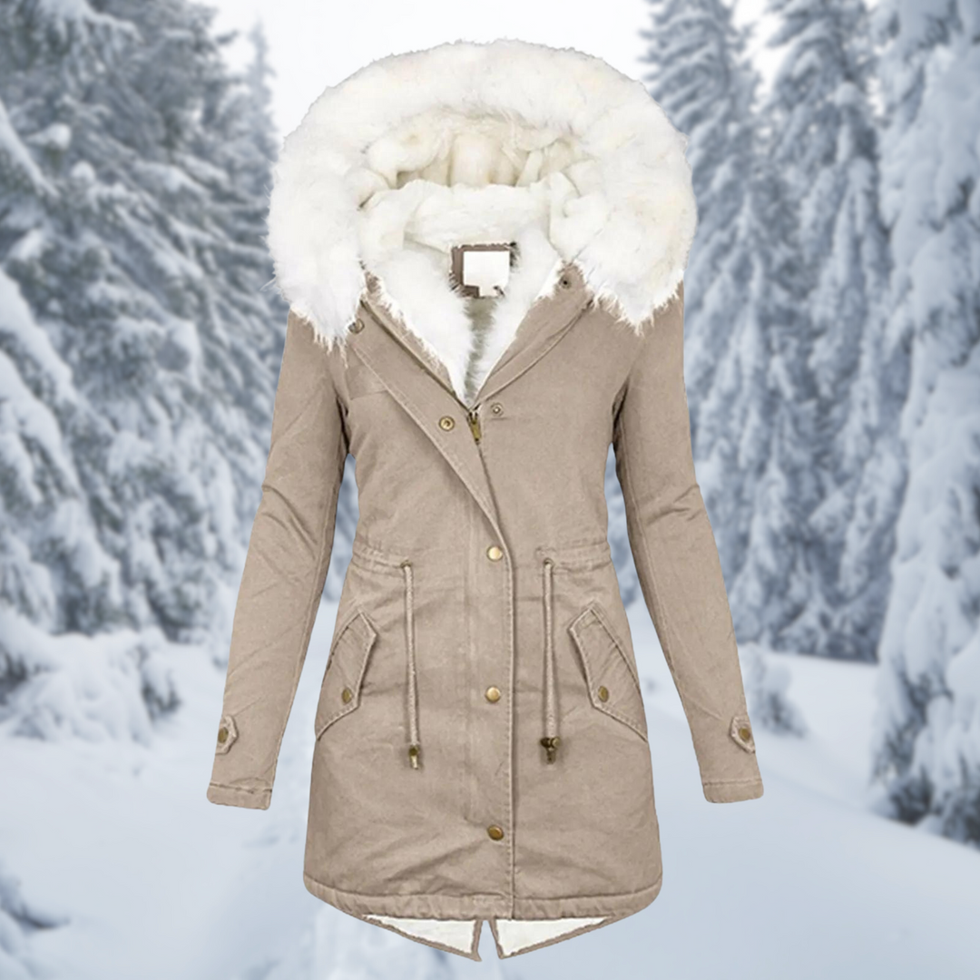 Drune | Winter Frauen Warm Jacke mittel Lang