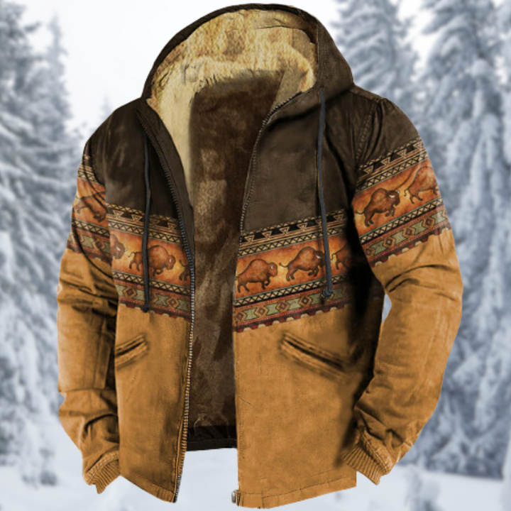 Drune | 3d Gedruckte Kapuzenfleecejacke
