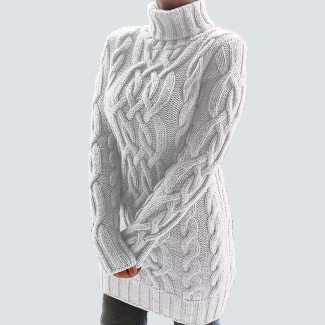 Drune | Grobstrick Turtleneck Kleid