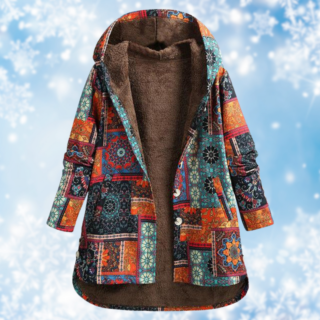 Drune | Bedruckte Kapuzenjacke