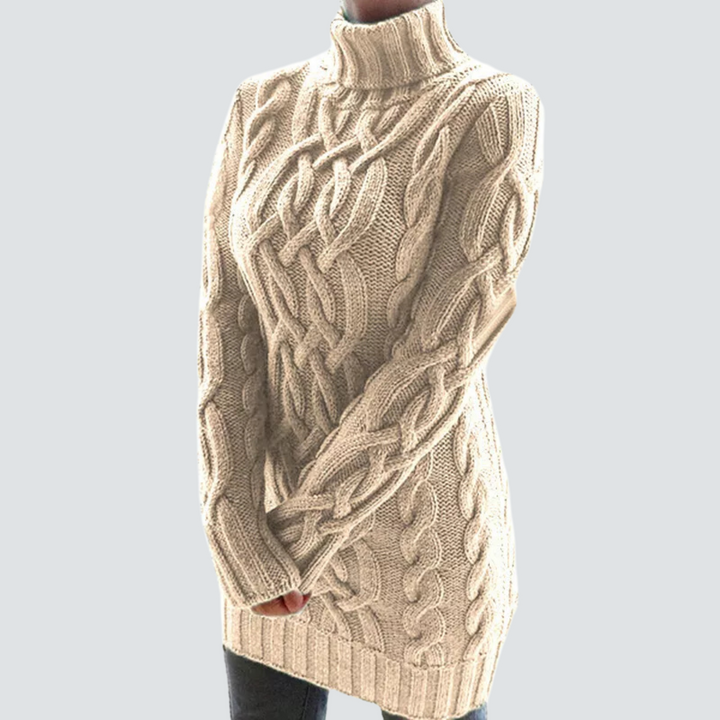 Drune | Grobstrick Turtleneck Kleid