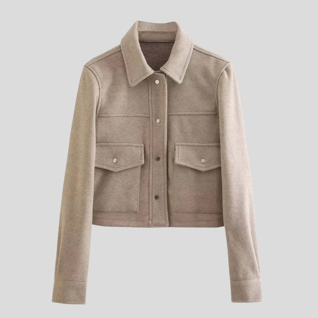 Drune | Damen Button Langarmmantel