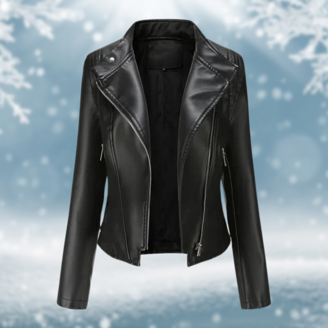 Drune | Vegane Lederjacke Mit Strukturmuster