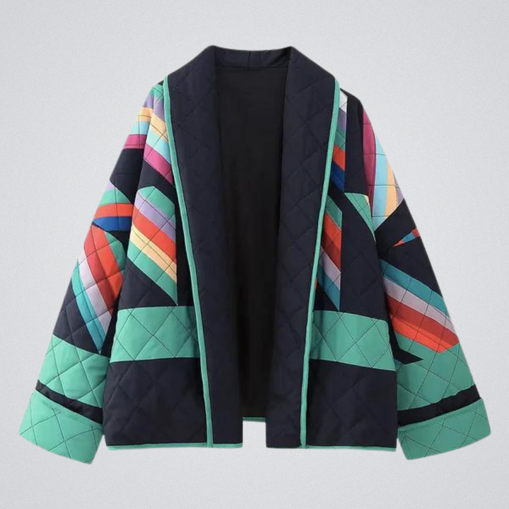 Drune | Retro Jacke mit Polo Kragen