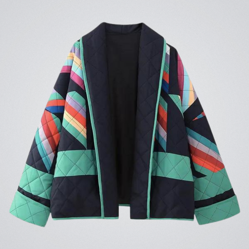 Drune | Retro Jacke mit Polo Kragen